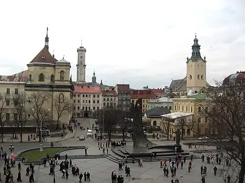 View of the Old Town from Freedom Avenue
