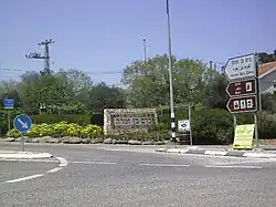 Village entrance