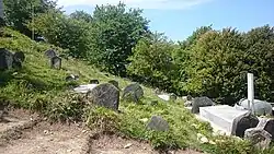 Cemetery in the village of Ziarat Kola