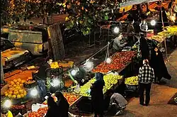 The bazaar of Khoshk-e Bijar