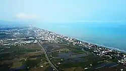 Shoreline at the city of Nashtarud