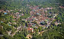View of the city of Damavand