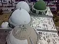 Close-up of the domes of the mosque