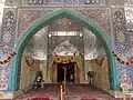 The doorway into the shrine