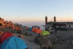 Shelter on Sabalan at 3,600 m