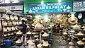 Shops of bell metal utensils at Sarthebari