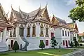 Phra Thinang Song Phanot, a royal pavilion within Wat Benchamabophit