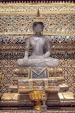 The Emerald Buddha of the Front Palace is now enshrined in the ubosot of Wat Phra Si Rattana Satsadaram.