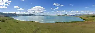 Kartsakhi lake and shoreline