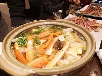 Snow crab nabe