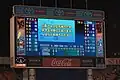 Main stadium scoreboard pre renovation (2014)