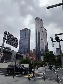 中国平安总部区摩天大楼群