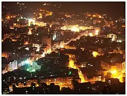 View of Zhaxi at night