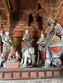 Puxian (Samantabhadra) Group Statue