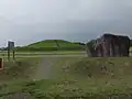 East side of the mound (rear mound)
