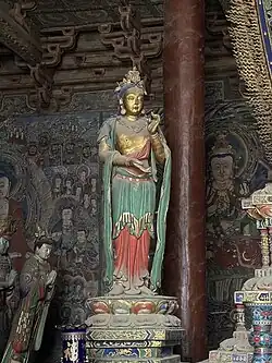 Attendant Bodhisattva beside Achu Fo
