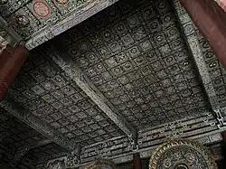 Mural painting on the ceiling