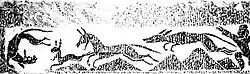 Han Rubbings of stone paintings from Nanyang tombs(Partial), From right to left (25 C.E. –220 C.E. )
