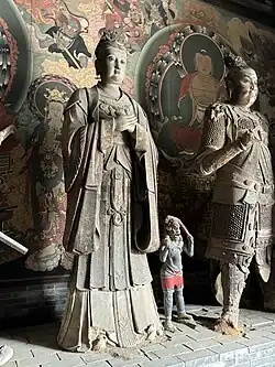Statue of Guizimu with a child rakshasa