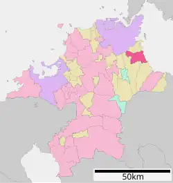 Location of Yukuhashi