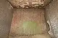 Inside the burial chamber
