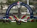At the finishing line of the Hong Kong Cup