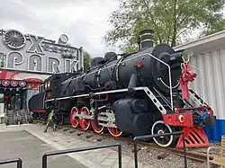 SY-0364 on display at the Tangshan Locomotive and Rolling Stock Works