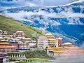Partial view of Changlie Monastic College, Aba Prefecture, Sichuan