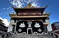 Partial view of the 800-year-old monastery at Changlie Monastery