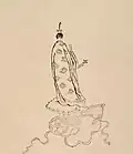 Portrait of Shao Siming, painted by Chen Hongshou, circa Ming Dynasty.