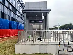 Entrance B (elevator entrance)