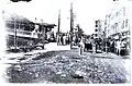 Ruins after burning of the city
