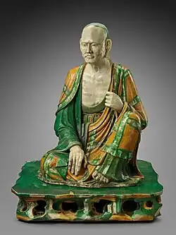 Boston Museum of Fine Arts Luohan with remodelled head
