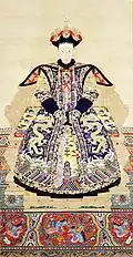 In court dress