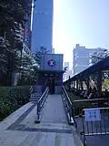 Entrance F (elevator entrance)