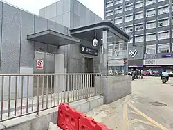 Entrance F (elevator entrance)