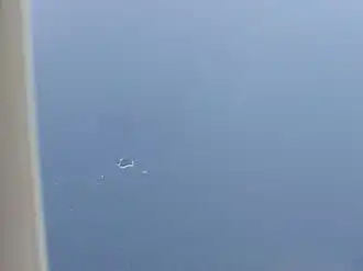 Huaping Islet from above to the northwest