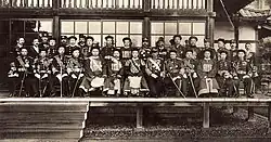 Zaitao with Chinese and Japanese delegates in the Qing embassy in Japan