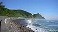 Coastal road in Hiroo