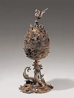 Gilt-bronze Incense Burner of Baekje, National Treasure of Korea No. 287, Buyeo National Museum
