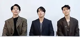 CNBLUE in December 2020 L-R: Lee Jung-shin, Jung Yong-hwa, Kang Min-hyuk