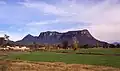 Remaining township, with Mt Gundangaroo in the background.