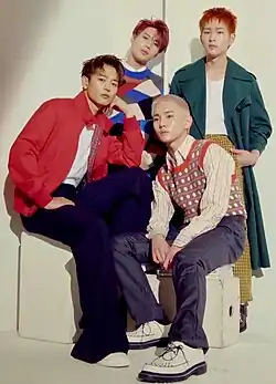 Shinee for Marie Claire Korea, May 2018 L-R: Minho, Taemin, Key, Onew