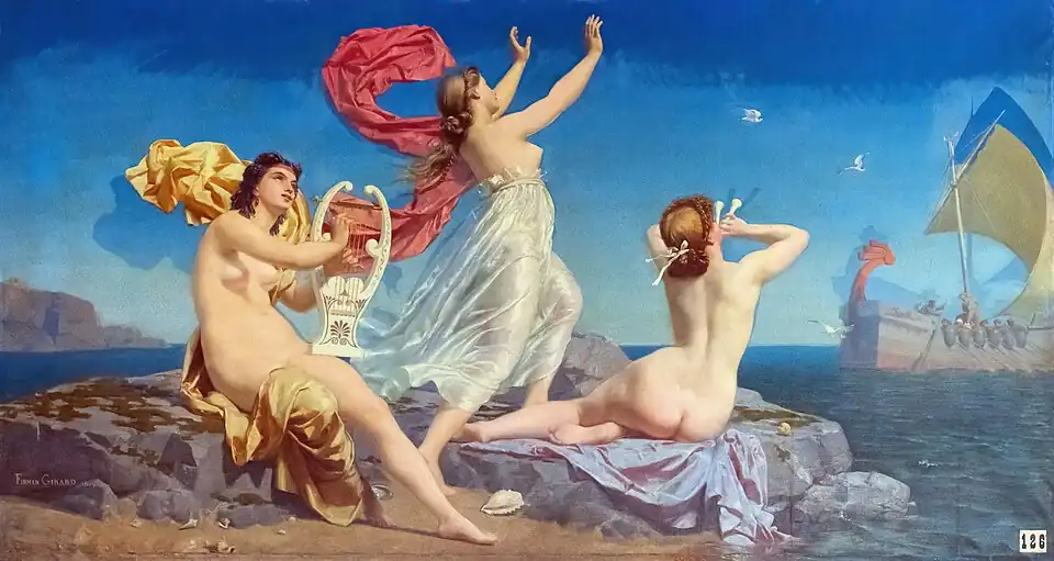 Ulysses and the Sirens by Marie-François Firmin-Girard