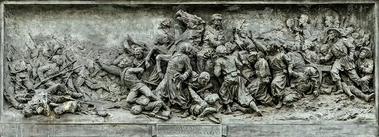 Battaglia di Palestro by Ettore Ferrari Venice