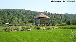 The village of Garma Poshteh