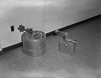 Johns Hopkins APL's early autonomous robot called "The Beast."