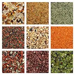 Image 72Sand particles, by Siim (from Wikipedia:Featured pictures/Sciences/Geology)