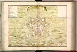 Hand-drawn map