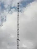 Wider shot of the mast